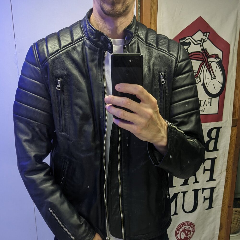 Schott Black Leather Jacket